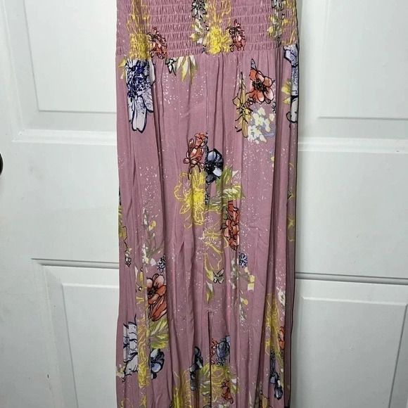 Bp BACKLESS HIGH NECK DRESS SIZE‎ SMALL PINK WITH FLORAL DESIGN SIZE SMALL NWT - Picture 4 of 11